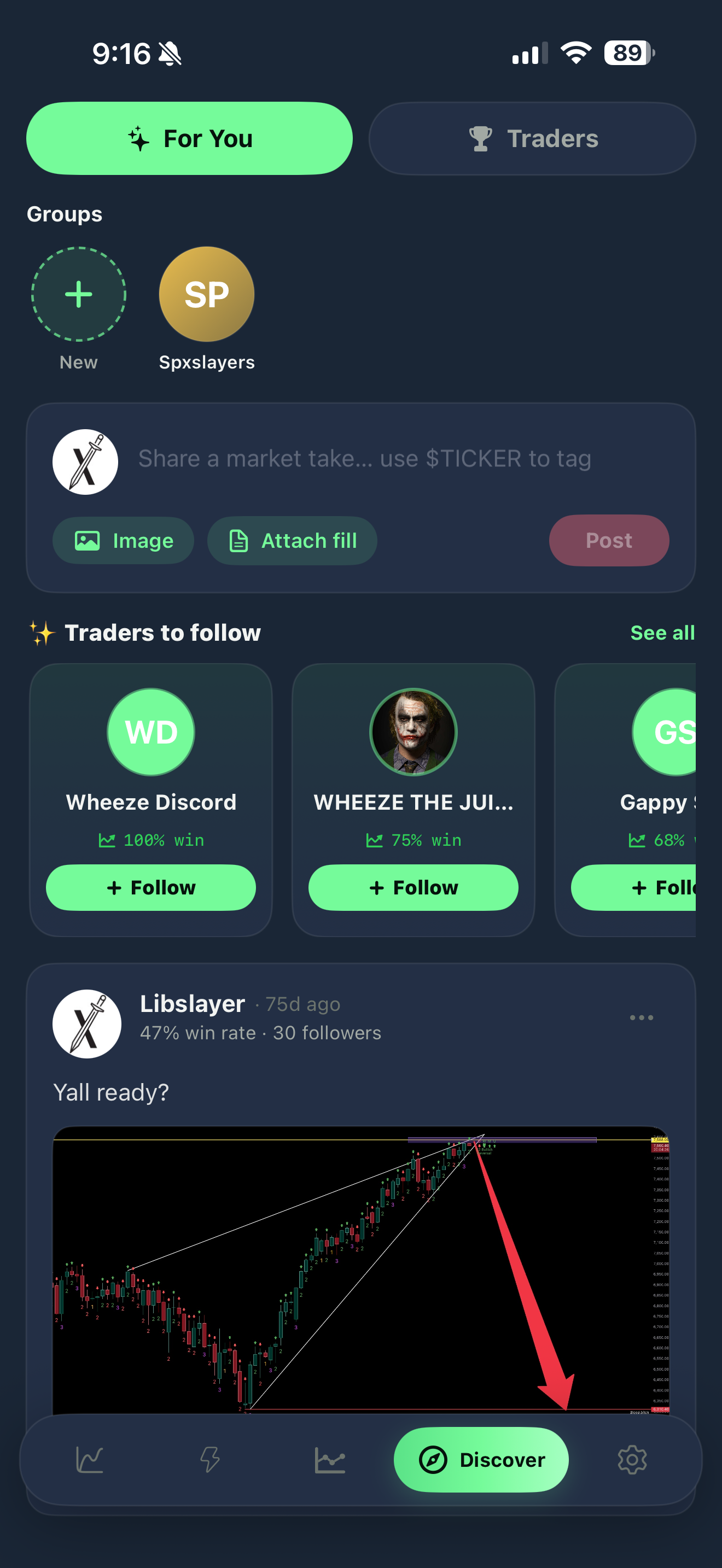 Tickfills iOS app screenshot